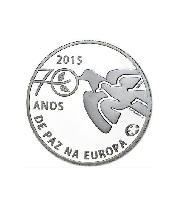 Portugal 2.5 Euros 2015. 70 Años de Paz en Europa.  - 2