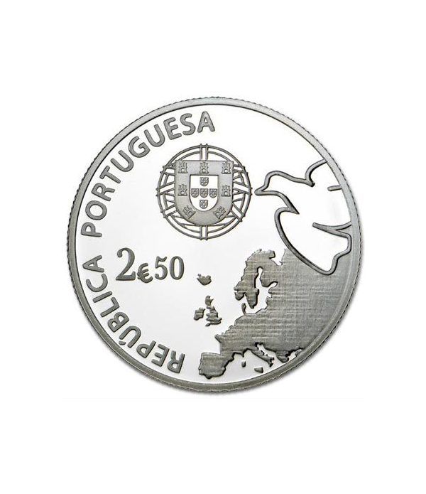 Portugal 2.5 Euros 2015. 70 Años de Paz en Europa.  - 4