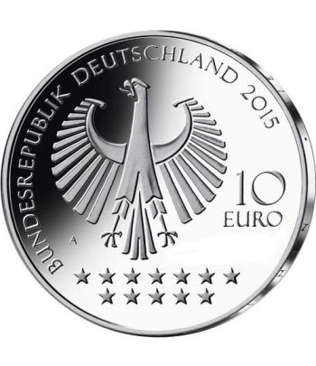 moneda Alemania 10 Euros 2015 A. Otto Von Bismarck.