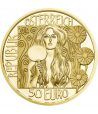 Moneda de oro 50 Euros Austria 2014 Klimt. Judith II.
