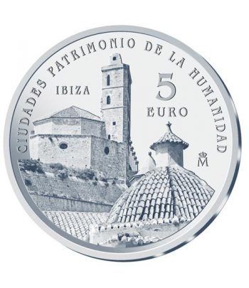 Moneda 2015 Patrimonio de la Humanidad. Ibiza. 5 euros.