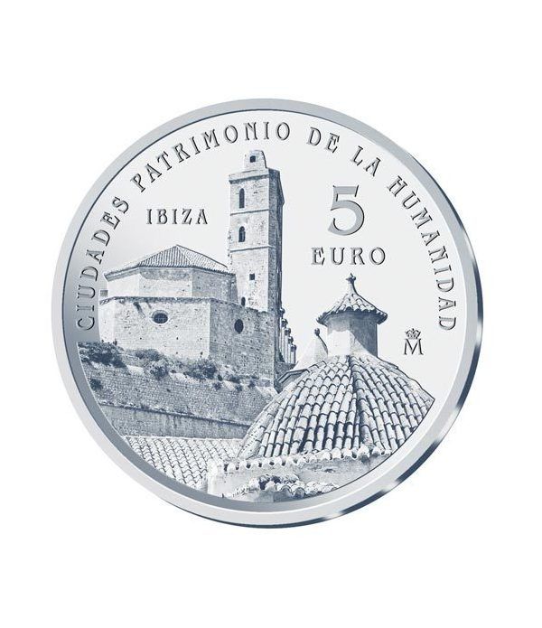 Moneda 2015 Patrimonio de la Humanidad. Ibiza. 5 euros.