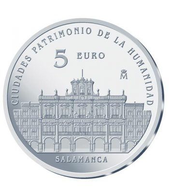 Moneda 2015 Patrimonio de la Humanidad. Salamanca. 5 euros.