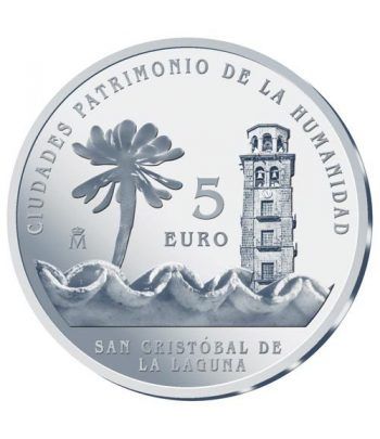 Moneda 2015 Patrimonio de la Humanidad. San Cristobal 5 euros.