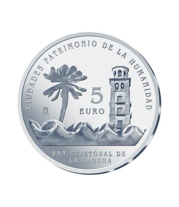 Moneda 2015 Patrimonio de la Humanidad. San Cristobal 5 euros.