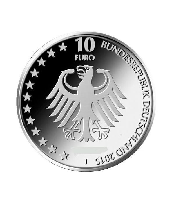 moneda Alemania 10 Euros 2015 J. Busqueda y Rescate.  - 2