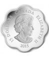 Moneda de plata 15$ Canada Serie Lotus Cabra 2015
