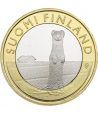 moneda Finlandia 5 Euros 2015. Animales. Armiño. Cuproniquel.