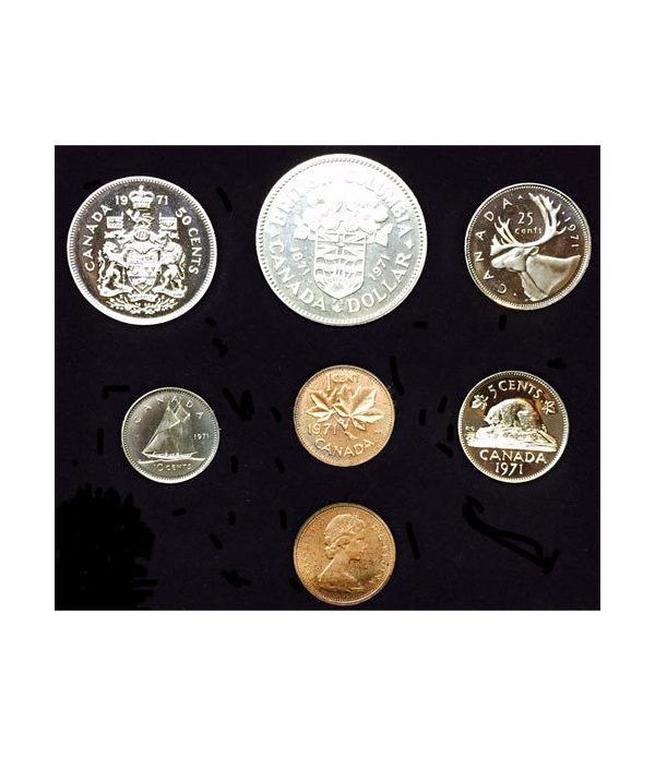 Estuche monedas Canada 1971 British Columbia.