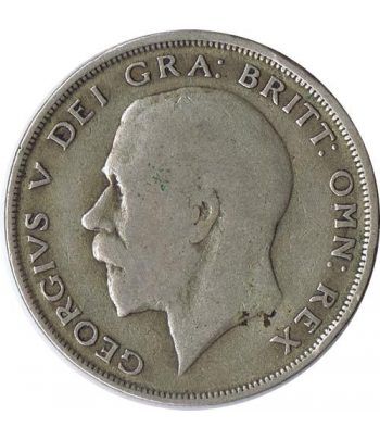 Moneda de plata Half Crown Inglaterra 1920. George V.