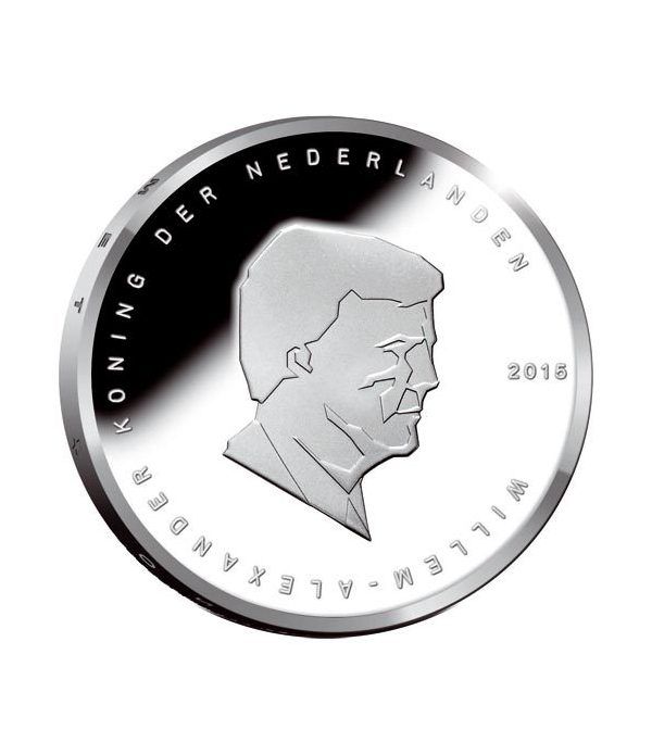 Holanda 5 Euros 2015 200 Años Batalla de Waterloo.  - 4