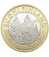 moneda Finlandia 5 Euros 2015. Animales. Lince. Cuproniquel.