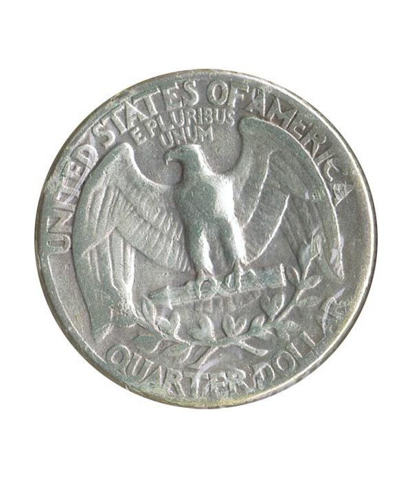 Moneda de plata 1/4 $ Estados Unidos 1943.  - 2