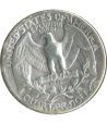 Moneda de plata 1/4 $ Estados Unidos 1943.