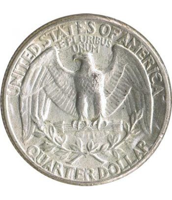 Moneda de plata 1/4 $ Estados Unidos 1944.