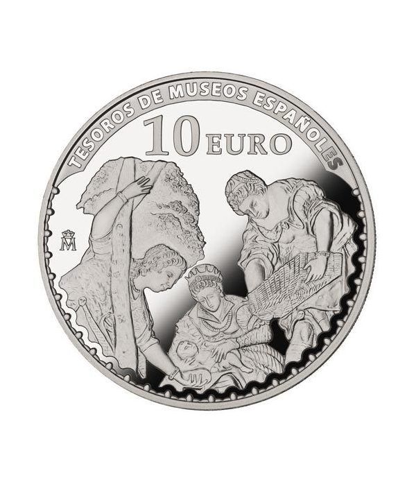 Moneda 2015 Tesoros Españoles. Tintoretto. 10 euros. Plata.