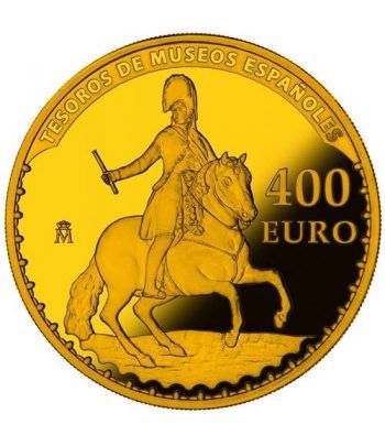 Moneda 2015 Tesoros Españoles. Goya. 400 euros. Oro.