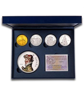 Monedas 2015 Tesoros Españoles. Estuche Oro y Plata.