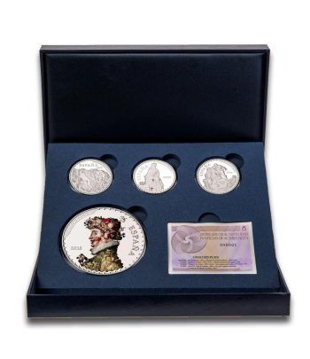 Monedas 2015 Tesoros Españoles. Estuche Plata.