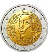 moneda conmemorativa 2 euros Francia 2015 Federación.