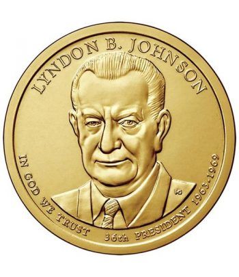 E.E.U.U. 1$ (2015) 36º Presidencial Lyndon B. Johnson (2cecas)
