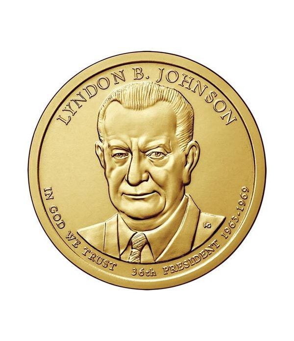 E.E.U.U. 1$ (2015) 36º Presidencial Lyndon B. Johnson (2cecas)  - 2
