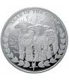 Moneda onza de plata 1000 Shilling Somalia Año Oveja 2015