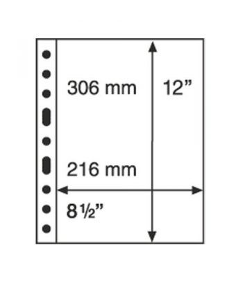 LEUCHTTURM GRANDE 5 hojas transparentes con 1 departamento.