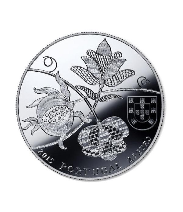 Portugal 2.5 Euros 2015 Colchas Castelo Branco.