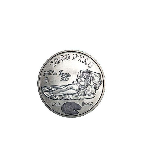 Moneda conmemorativa 2000 ptas. 1996.  Plata.  - 4