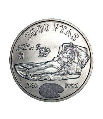 Moneda conmemorativa 2000 ptas. 1996.  Plata.  - 1