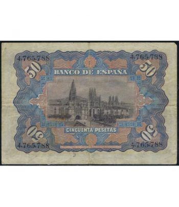 (1907/07/15) Madrid. 50 Pesetas. MBC+. Serie 4765788