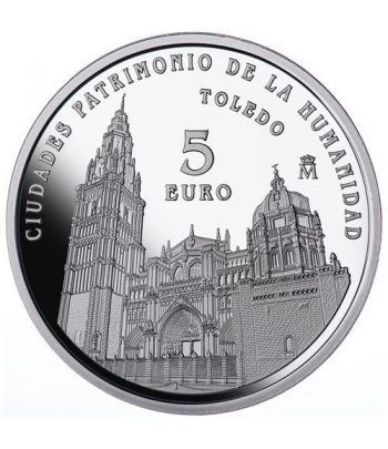 Moneda 2015 Patrimonio de la Humanidad. Toledo. 5 euros.