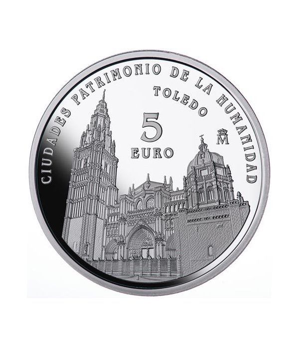 Moneda 2015 Patrimonio de la Humanidad. Toledo. 5 euros.