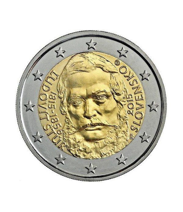 moneda conmemorativa 2 euros Eslovaquia 2015.