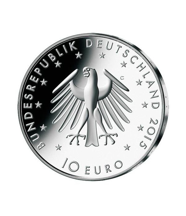 moneda Alemania 10 Euros 2015 G. Lucas Cranach.  - 4