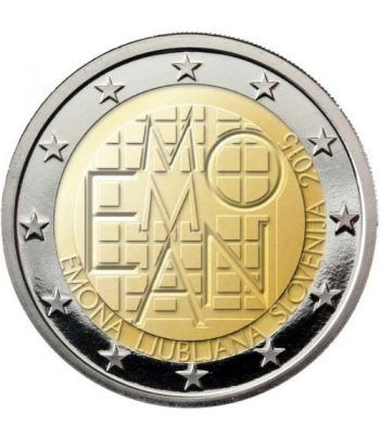 moneda conmemorativa 2 euros Eslovenia 2015.