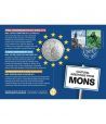 moneda Belgica 5 Euros 2015 Mons Capital Cultural. Niquel