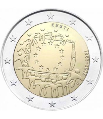 Colección monedas 2€ 30 Años bandera de Europa. 23 monedas  - 1