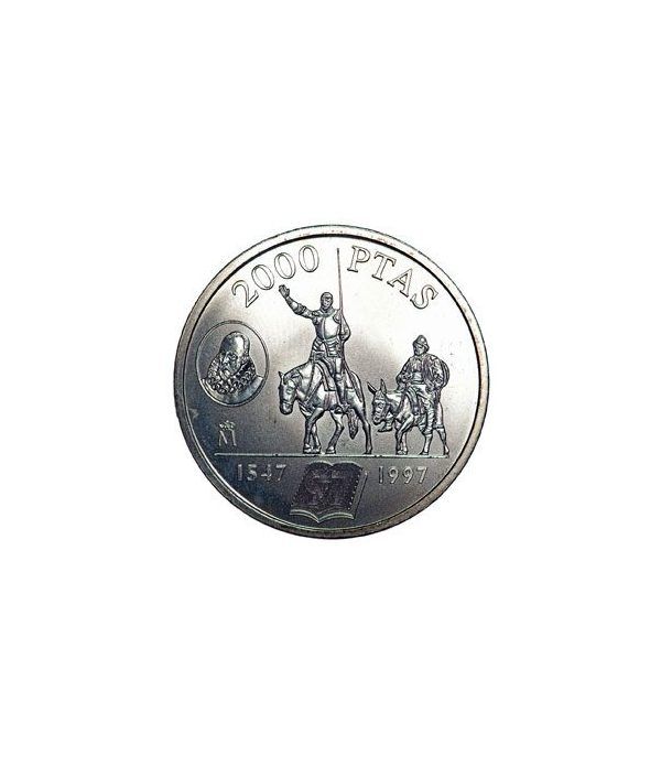 Moneda conmemorativa 2000 ptas. 1997.  Plata.  - 1