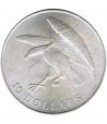 Moneda de plata 10$ Singapur 1973 Aguila y escudo.