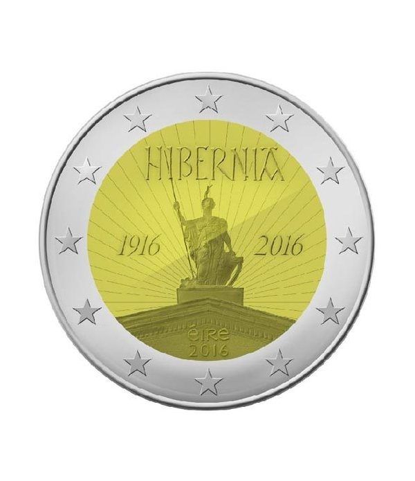 moneda conmemorativa 2 euros Irlanda 2016 Hibernia.