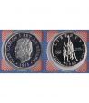 Monedas de plata 1000 Ptas y 1/2 Dollar Atlanta 96. 2 monedas.