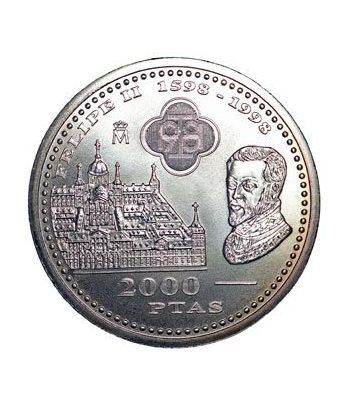 Moneda conmemorativa 2000 ptas. 1998. Plata.