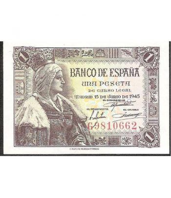 (1945/06/15) Madrid. 1 Peseta. SC. Pareja.