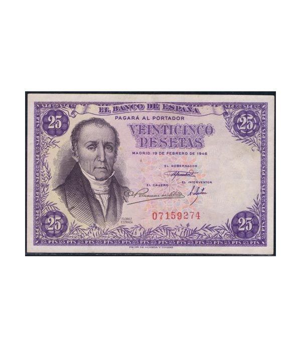 (1946/02/19) Madrid. 25 Pesetas. EBC.