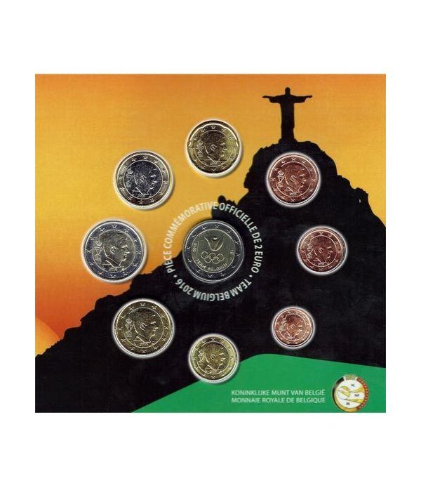 Cartera oficial euroset Belgica 2016 Rio de Janeiro.