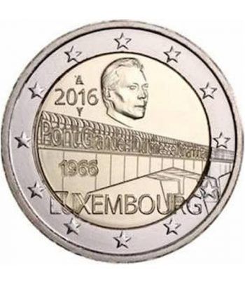 moneda conmemorativa 2 euros Luxemburgo 2016 Puente.