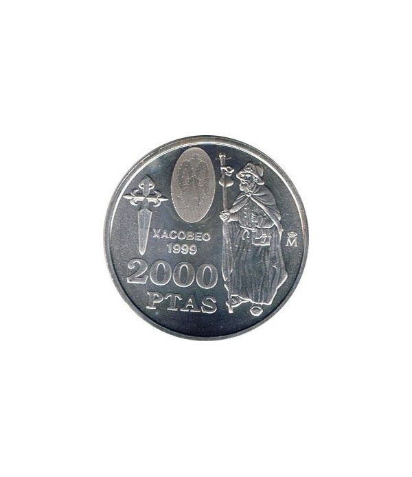 Moneda conmemorativa 2000 ptas. 1999. Plata.  - 4