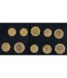 California Uncirculated Set Souvenir Gold Tokens (10)